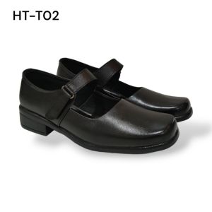 Sepatu Pantofel Wanita Kulit Hak 3cm Paskibra Kerja Sekolah Guru