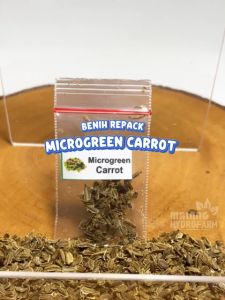 Benih Microgreen Carrot Wortel Unggulan berkualitas caisim bayi biji bibit hydroponik hidroponik sayuran tanaman sayur