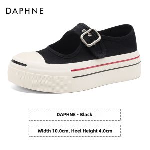 Daphne | Thick Soft Sole Platform White Casual Shoes
