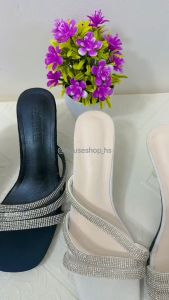 GRATIS BOX HS - 0324 Sepatu Heels Tinggi Wanita Korea Fashion Sandal Heels Modern
