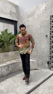 KEMEJA BATIK PRIA LENGAN PANJANG LAPIS FURING