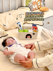 กล่องเก็บของสำหรับดูแลเด็ก เก็บของได้ปริมาณมาก ชั้นวางของแยกช่องสำหรับผ้าเช็ดตัวและถุงเท้าสำหรับเด็กใหม่ อุปกรณ์สำหรับใช้ในบ้าน