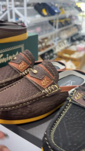 S รองเท้าหนังกลับ รองเท้าเปิดส้น รองเท้าผู้ชาย สีดำ แทน น้ำตาล Size 39-44 รุ่น TS 715