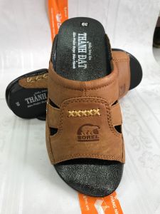 Dép da nam trung niên THÀNH ĐẠT dép đế nhẹ TD3579 sản phẩm được bảo hành trọn đời
