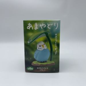 Bandai | New In Stock Animals And Birds Hiding Under Leaves Figurines Tiger Skin Parrots Fat Chirps Owls Dolls Ornaments Surprise Gift