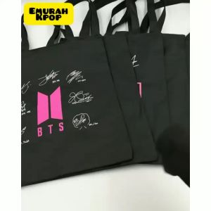 KPOP Tote Bag Canvas Bag Beg ENHYPEN STRAY KIDS TWICE GOT7 NCT SEVENTEEEN TXT THE BOYZ EXO TREASUREE