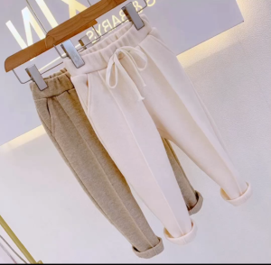 BAGGY PANTS ANAK PEREMPUAN BAHAN RAJUT JAPAN PREMIUM-CELANA PANJANG ANAK-ANAK