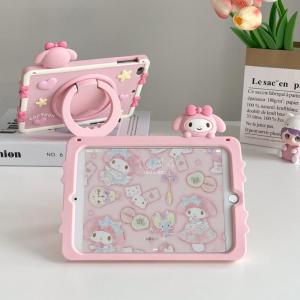 Meilti for Apple Ipad2022 10th Generation Tablet Protective Cover 10.2-Inch 789 Shell 10 Shatter Resistant 360 Rotate Bracket Air4/5 Cute Pro11 Silicone Mini6 Tempered Film