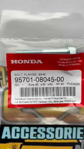 BOLT FLANGE (8X45) FOR HONDA CLICK | ADV | PCX | BEAT FI & CARB | HONDA GENUINE PARTS | 95701-08045-00