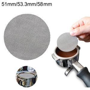 Thép Không Gỉ 51/53.3/58Mm Màn Hình Kim Loại Cà Phê Espresso Tái Sử Dụng Bộ Lọc Cho 51/54/58Mm Portafilter