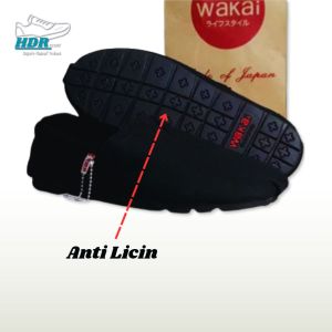 SEPATU WAKAI SLIP ON SEPATU PRIA WANITA FULL BALACK