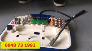 Máy mài khuôn - Máy khoan mài thẳng ACZ-6058 100 Chi Tiết (180W) - Chuyên dụng trong chế tác DIY mài khoan dũa đánh bóng - Hàng Chính Hãng