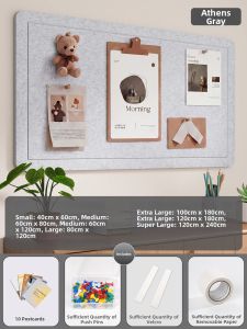 O Margo | No-Drill Felt Board For Photo Display Wall