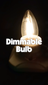 DIMMABLE 4W LED Filament Bulb–G45/C35/T45/ST64/A60/G80/G95/G125 E27 & E14 Daylight & Warm White Vintage Edison Style