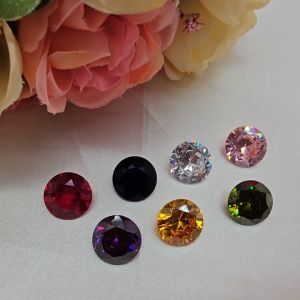 เพชรรัสเซีย 14 มิล ขนาด 13.9x13.9x7.1mm +- รูปถ่ายจากสินค้าจริง