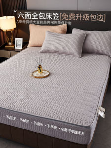 New 2025 Six-Sided Zippered Bedding Protector Mattress Cover Waterproof Thickened Non-Slip Bed Canopy Dustproof Allergy Relief