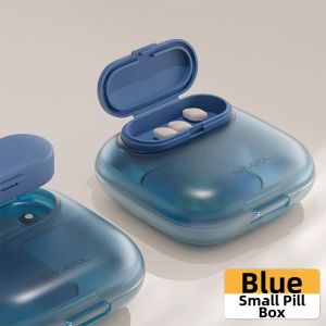 Portable 7 Day Pill Organizer Mini Waterproof Medication Box