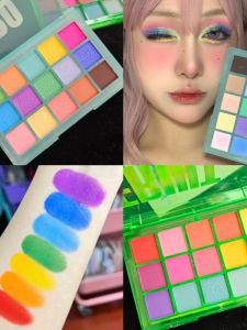 Rainbow Dopaamine Macaron Eyeshadow Palette Matte Pearl Play Makeup Stage Makeup Cosplay Makeup Traditional Chinese Style