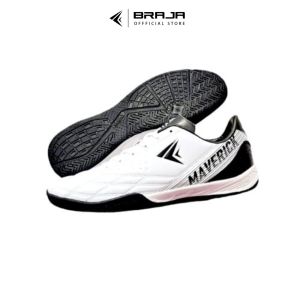 Sepatu Futsal Dewasa Braja Maverick Stylish In White Black