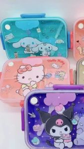 Gratis Semua - Kotak Makan Stainless Steel Karakter / Lunch Box Anak Lucu Sekolah / Tempat Bekal Unik dan Praktis