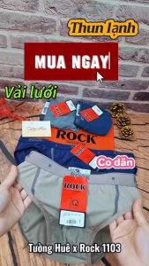 Quần Lót Nam Rock 1103 Dạng Lưới Bảng Lưng Cỡ Vừa Mềm Mịn Co Dãn Thoáng Mát