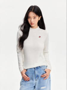 Slimming Stand-up Collar Women Knitwear