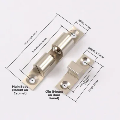 Door Drawer Magnetic Catch Cabinet Lock