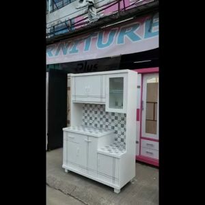 Lemari Sayur 3 Pintu Magicom / Rak Piring / Lemari Dapur