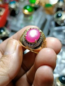 Batu cincin Ruby Mozambique qualitas hq