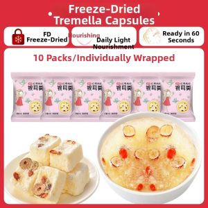 SHIXIAOLA | Instant No Sugar Silken Ear Soup with Red Dates Birds Nest Longan