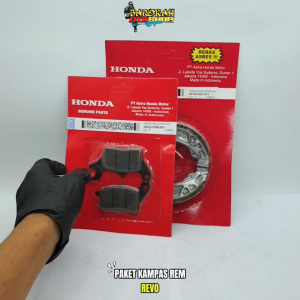 Paket Kampas Rem Cakram Depan blade + Kampas rem Belakang Revo Absolute Revo abs