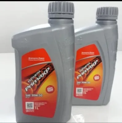 Oli Pertamina Prima XP (Sae 20w-50 ) 1 Liter No seri Sejajar Original 💯