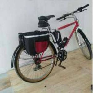 Tas sepeda belakang Sepasang Kanan Kiri Tas Touring Sepeda Tas Pannier Sepeda Tas Sepeda MTB