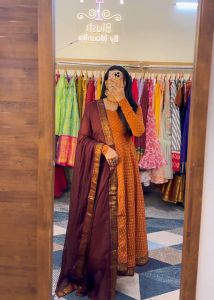 [PRE-ORDER] Ready Made Soft Rayon Long Gown ( Delivery 10 Days )