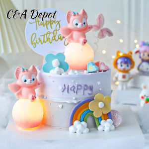 【Ready Stock】Sanrio Night Lights Kawaii 3D Sanrio Moon Night Light Cinnamoroll Kuromi Melody Figure Cartoon LED Light Toy Kawaii Anime Bedside Lamp Cute Cinnamoroll My Melody Gifts Cartoon Birthday Cake Decoration Things Fairy Lights