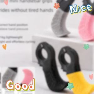 Tay Nắm Xe Đạp Mini Bằng Silicon Chống Trượt Giảm Xóc Có Thể Điều Chỉnh Khóa Chặt Phụ Kiện Đạp Xe Ngoài Trời