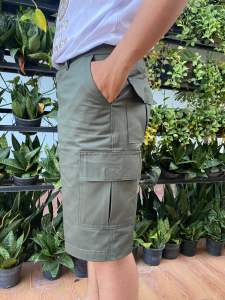 กางเกงขาสั้นคาร์โก้ 6 กระเป๋า (Size28-38) ผ้าเวสปอยท์ ทรงสวยใส่สบาย TIVA BOUTIQUE