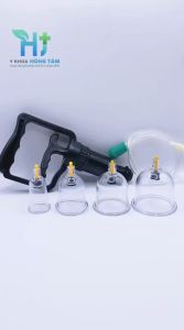 Bộ Phụ Kiện Giác Hơi (Súng Giác Dây Hơi Ống Giác Lớn & Nhỏ) Thích Ứng Nhiều Loại Giác Hơi