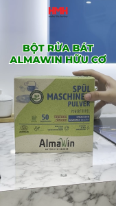 Bột Rửa Bát Almawin Hữu Cơ Hương Chanh 1.25Kg HMH.0190002 - Miễn Phí Vận Chuyển