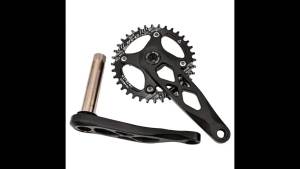 GOLDIX | GOLDIX High-strength Bicycle Crankset Forged Aluminum Alloy Crank 104BCD Narrow-wide Chainring 170mm Length For Mountain Bikes