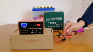 【1200A】Smart Car Battery Charger 12V/24V Fast Charging Intelligent Pulse Repair Motor Battery