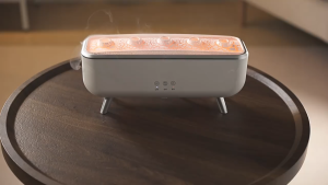 Máy Khuếch Tán Tinh Dầu Phun Vòng Khói – Phiên Bản Water Jellyfish Cảm Ứng Âm Thanh Đèn LED Đổi Màu