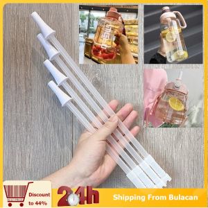 32CM Universal Cup Water Bottle Silicone Food-Grade Replaceable Straw Reusable Cup Cuttable Straw