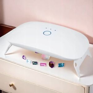 UV Light for Resin 24W Foldable UV Resin Lamp 365+395nm Dual Wavelength Support Fast Curing & Timing Function Light Weight