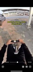 Airwheel SE3S/SE3SL Smart Electric Luggage Ride Boarding Luggage 20L Skuter Bagasi Elektrik Perjalanan Cabin Size App Control Begari Elektrik Berbasikal Pintar Speeds 13km/h