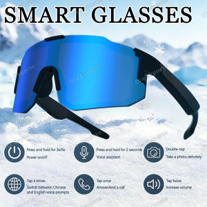 New Outdoor Cycling Bluetooth Smart Glasses Technology Audio Call Remote Headset Sunglasses Sports Driving Music Anti-blue Light