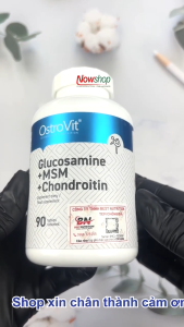 Glucosamine MSM Chondroitin OstroVit Viên Uống Bổ Xương Khớp Tái Tạo Sụn Khớp Bôi Trơn Khớp 90 Viên