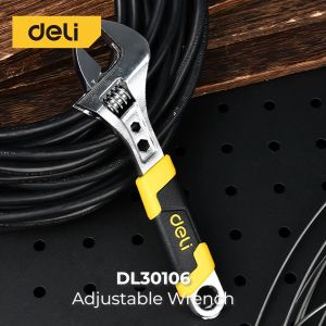 Deli Adjustable Wrench/ Kunci Inggris Ukuran 6/8\\\" TPR Perkakas DL3010X