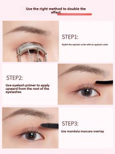 MONLEYTA | Long Lasting Waterproof Mascara Base Cream For Women Volumizing Curling Non Smudging Raincoat Fixing Liquid Official Authentic