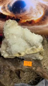 Bông hoa thạch Quartz Citrine anh chẳng lắp lánh tự nhiên tán sắc năng lượng vũ trụ 761